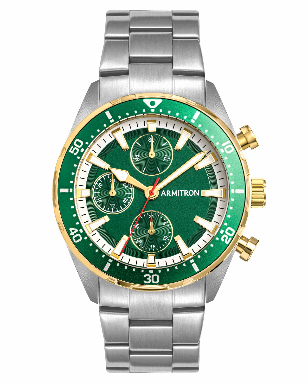 Lloyd™ | 42mm, Metal/Green/Silver/Gold