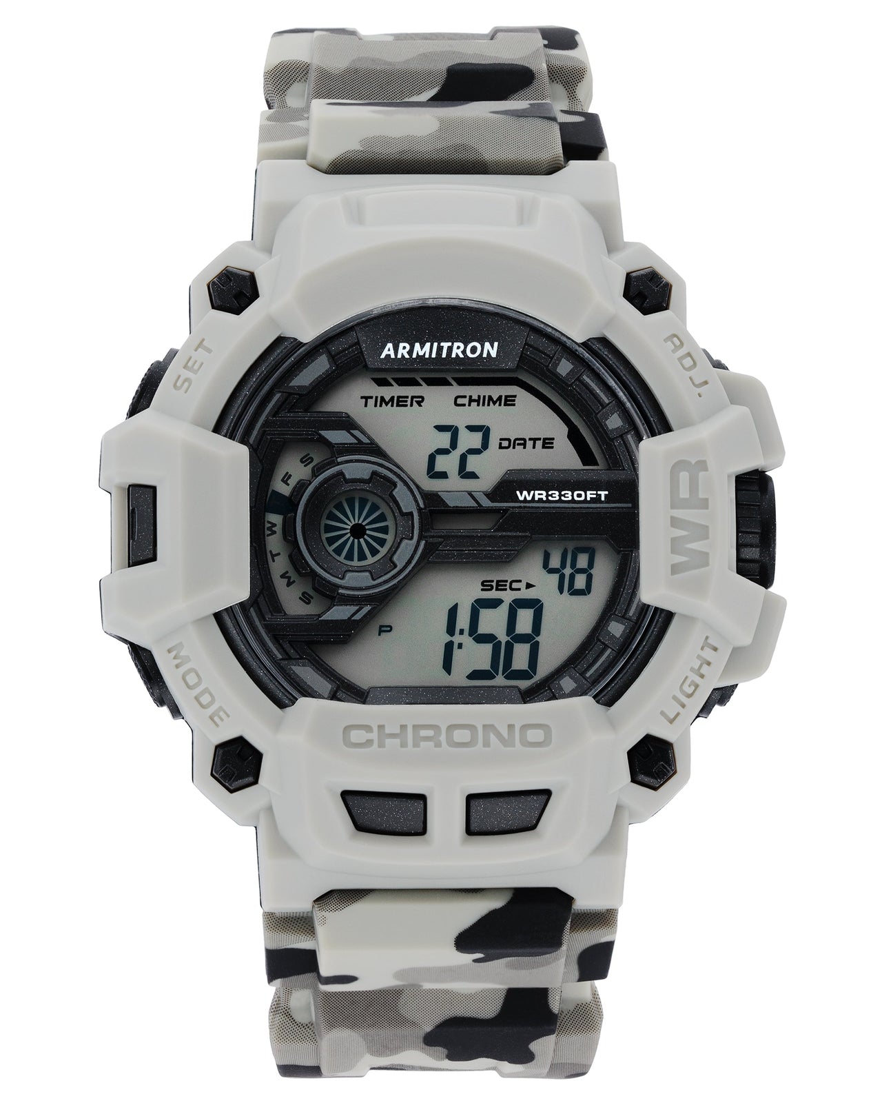 Armitron Tactical Chrono™ | 53mm, Gray Camo