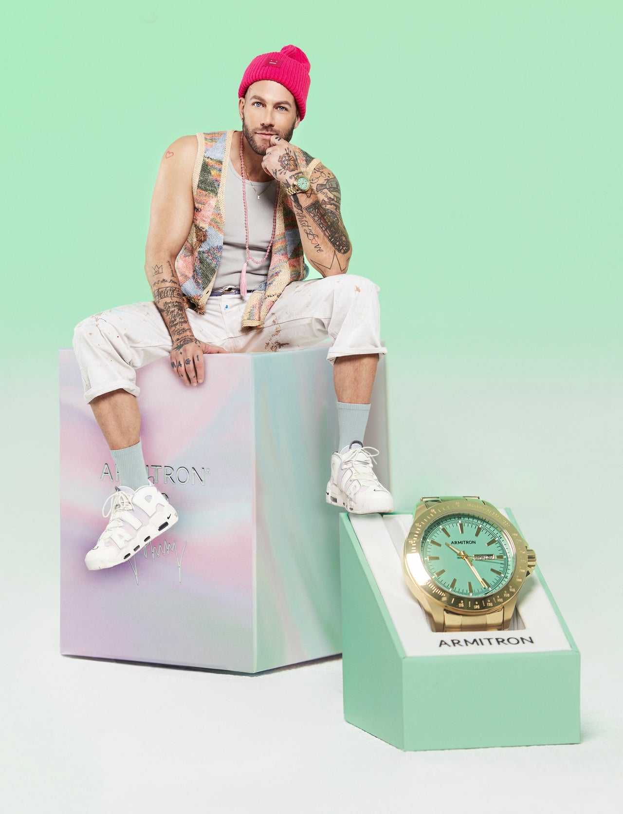 Trilogy™ | 45mm, Seafoam Green/Gold