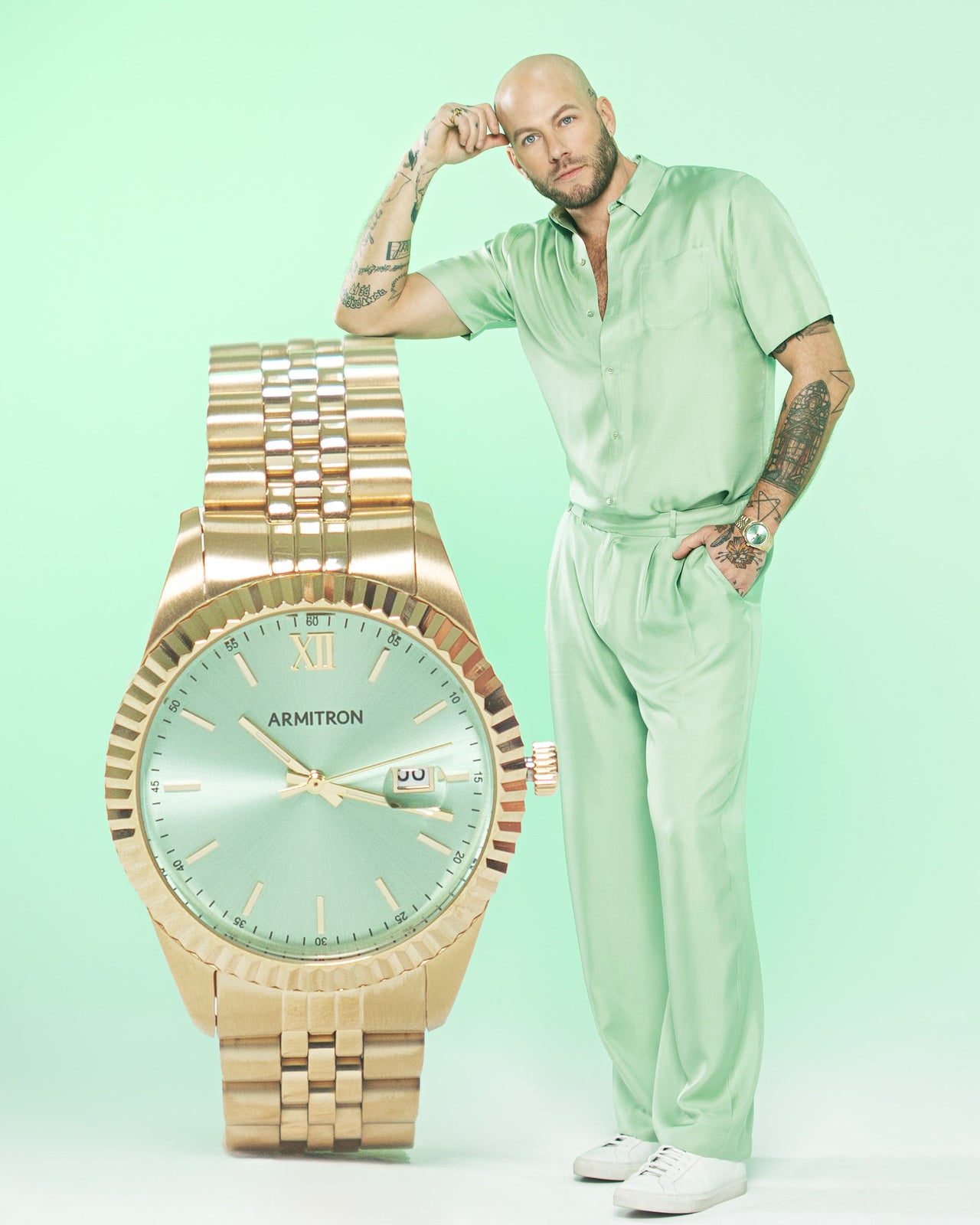 Atlantis™ | 40mm, Seafoam Green/Gold